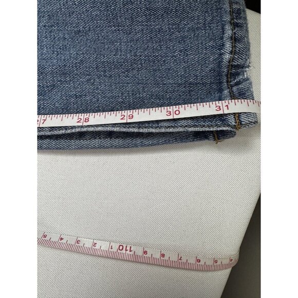 Abercrombie Skinny High Rise Jeans 28 6R Y2K Medium Split Hem Denim Clean Girl - Picture 7 of 9